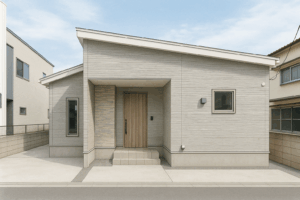 洗練されたシンプルモダンの平屋住宅